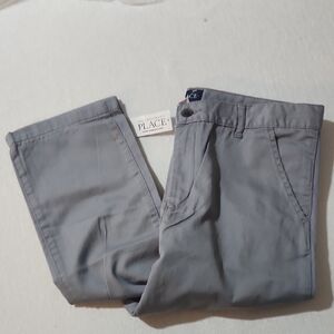 PLACE Classic Chinos pants pockets button Uniform johnny pocket size 14 husky